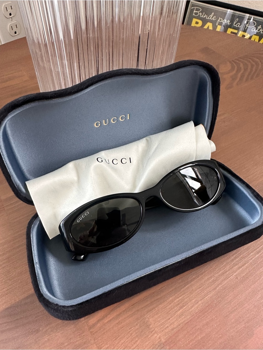 GUCCI oval sunglasses